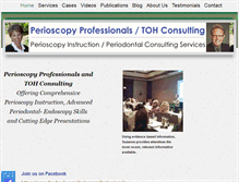 Tablet Screenshot of perioscopyprofessionals.com
